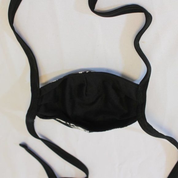 Black & White Cats - Two Layer Reusable Washable Reversible Cotton Face Mask Rev - Picture 3 of 3